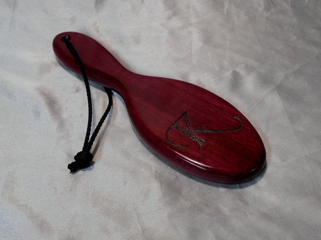 Woodrage Hairbrush Spanking paddle